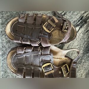 Vintage 90’s Dr. Martens Brown Leather Fisherman Sandals